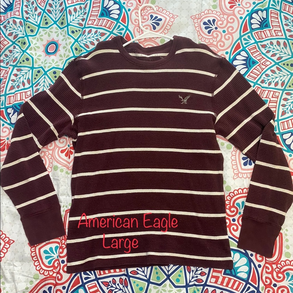 American Eagle Long Sleeve Shirt Men’s Large